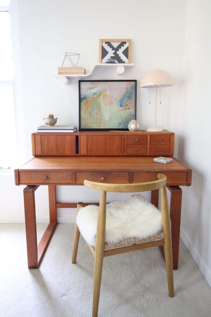 Mid-century modern vintage desk