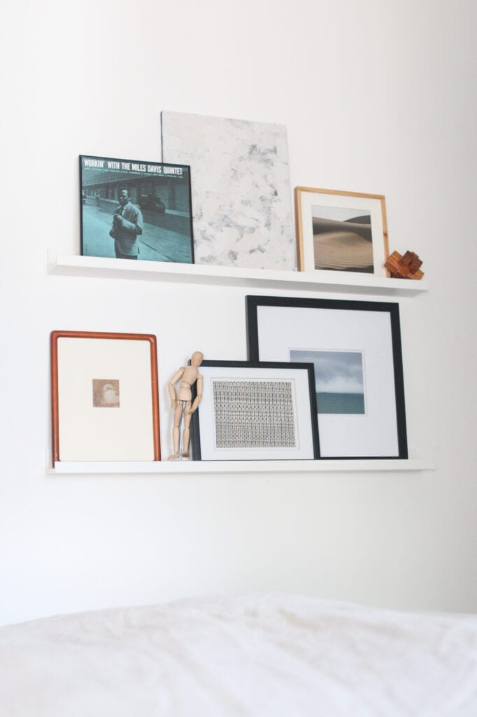 Picture ledges and pictures