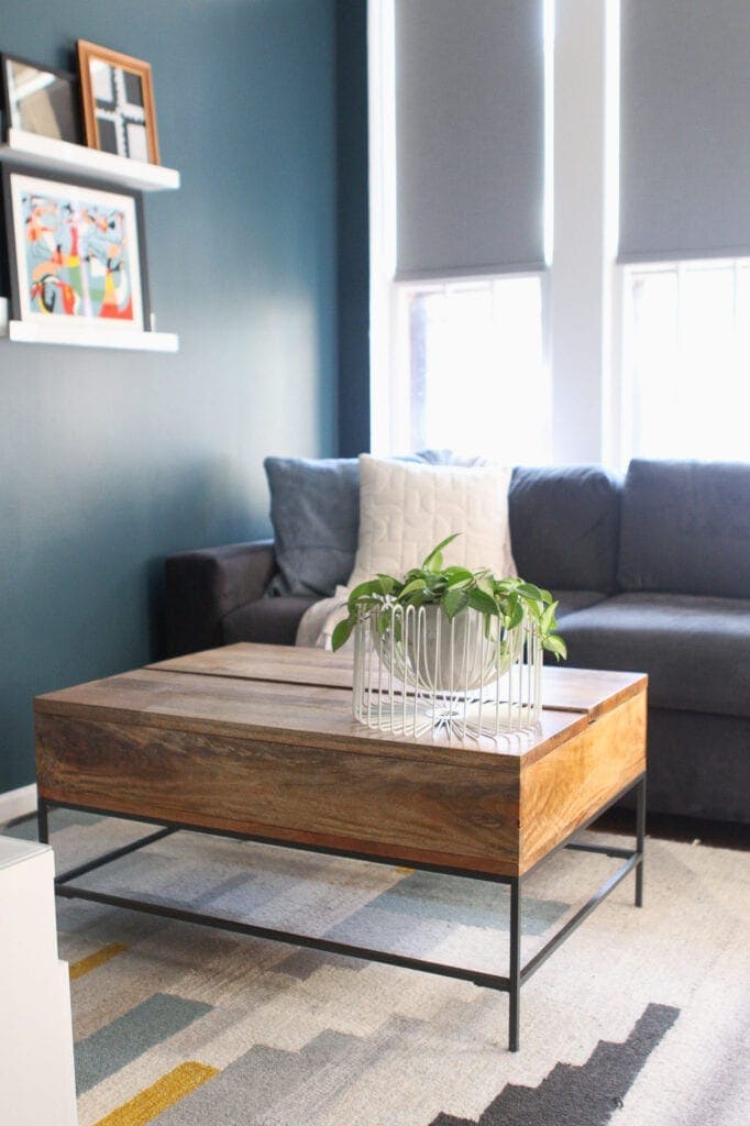 Man cave with mid-century accents