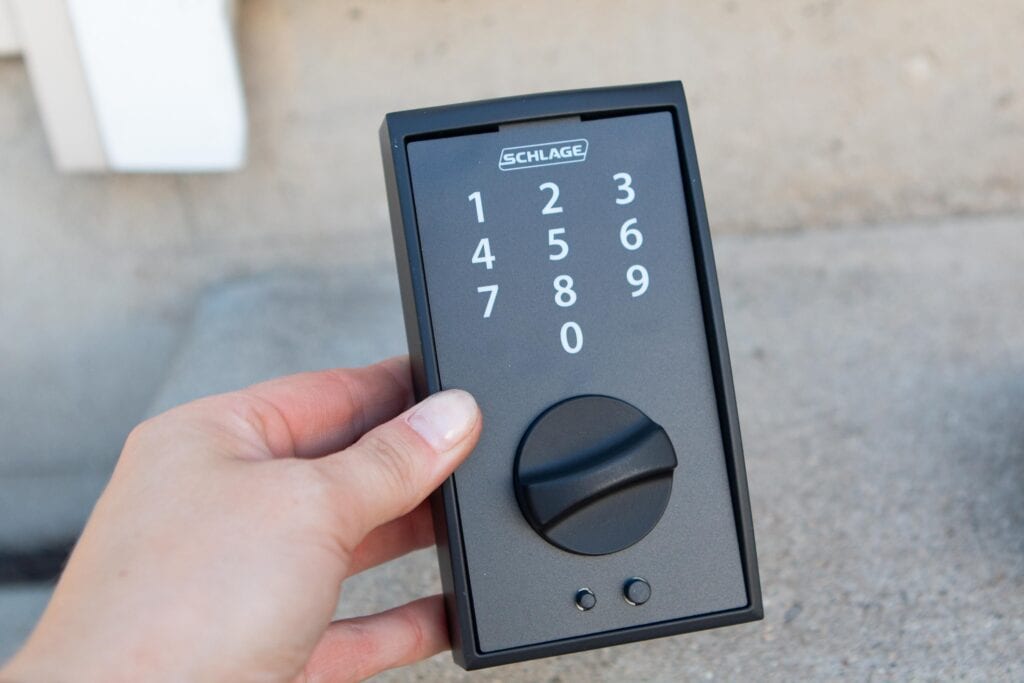 Keyless deadbolt from Schlage