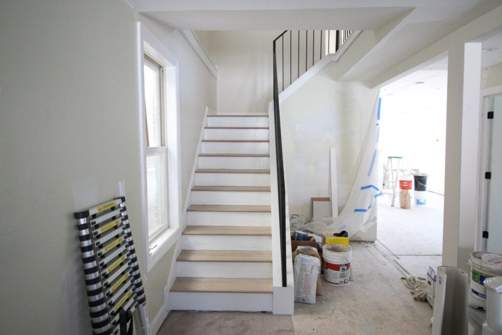 Our stairwell after