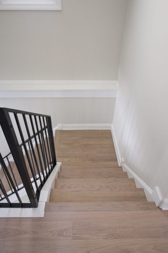 White oak stairs