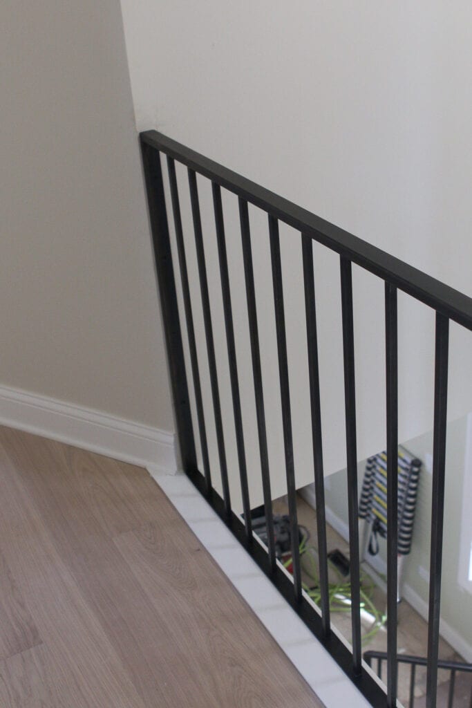 Metal railings