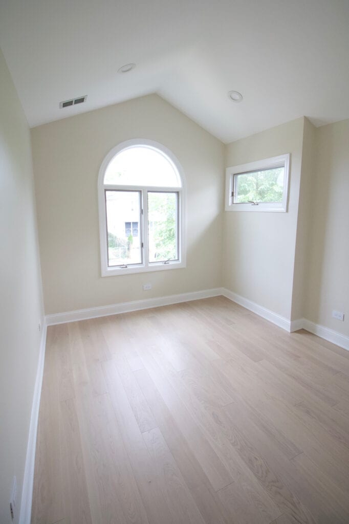 Before and after home renovation