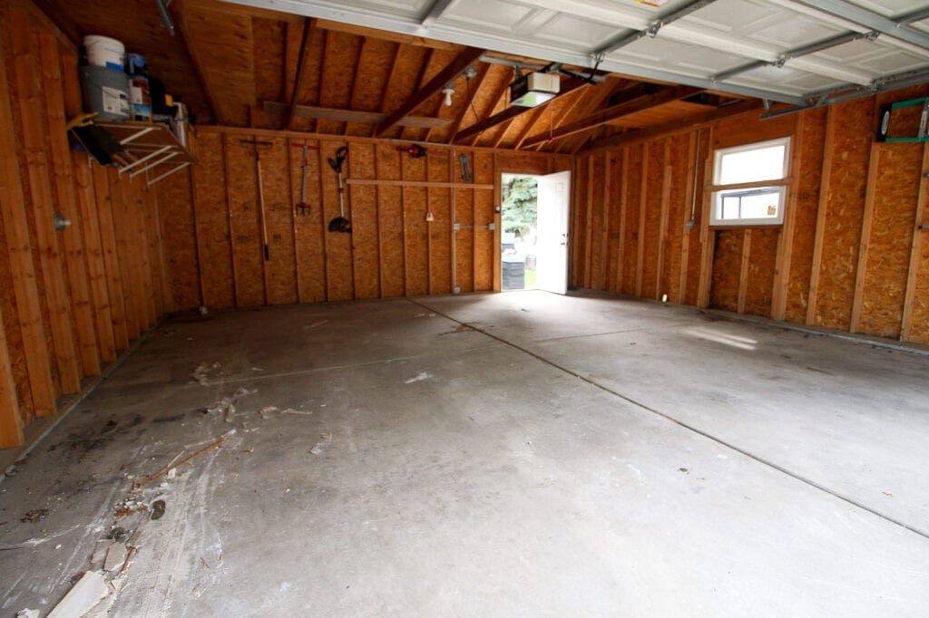 Empty garage