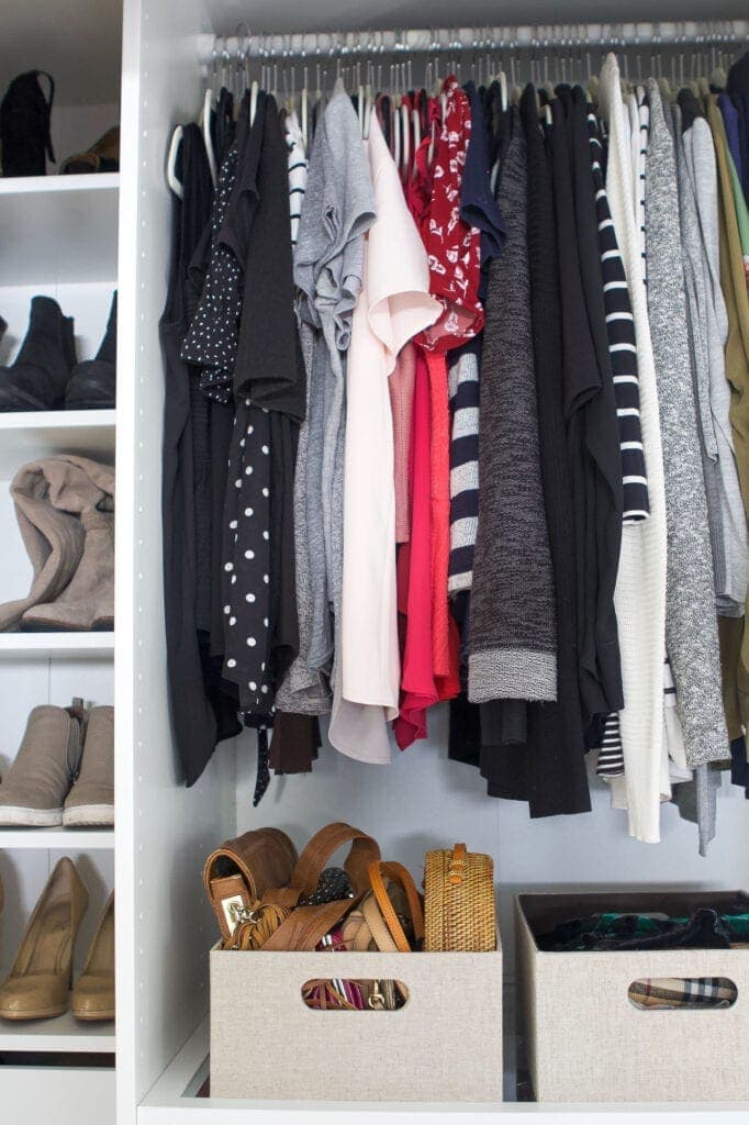 Hanging clothes