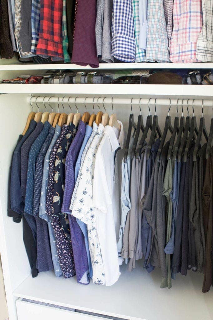 Organized shirts