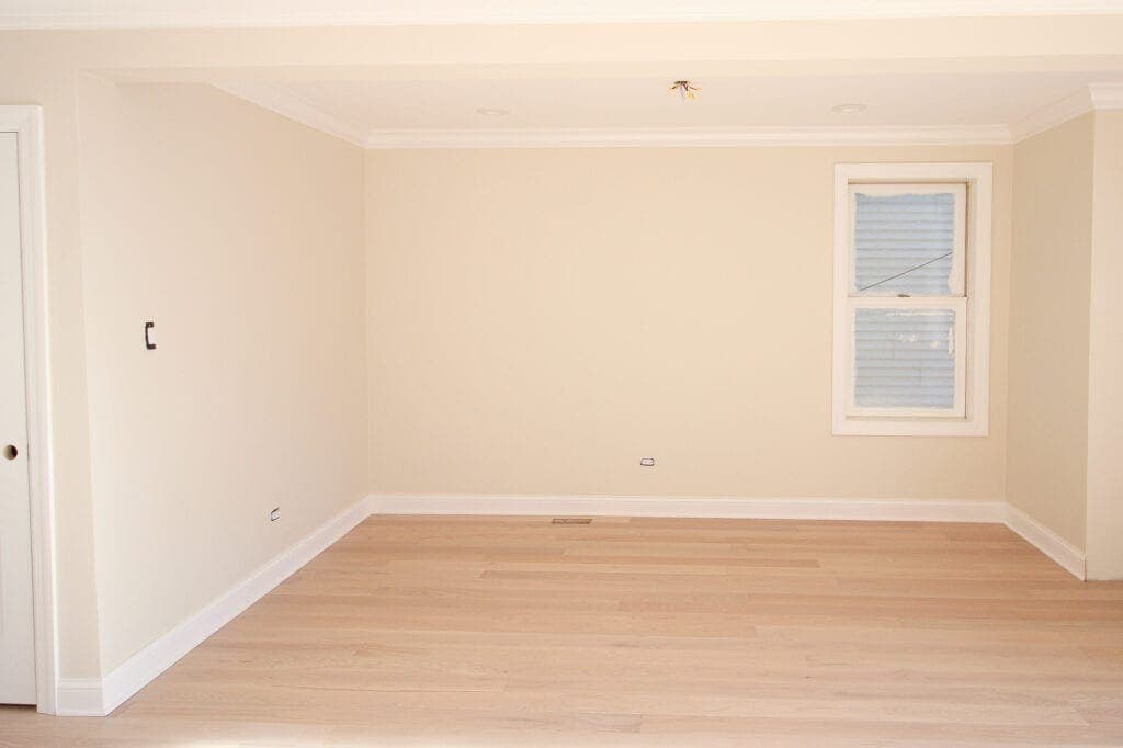 Our new hardwood floors