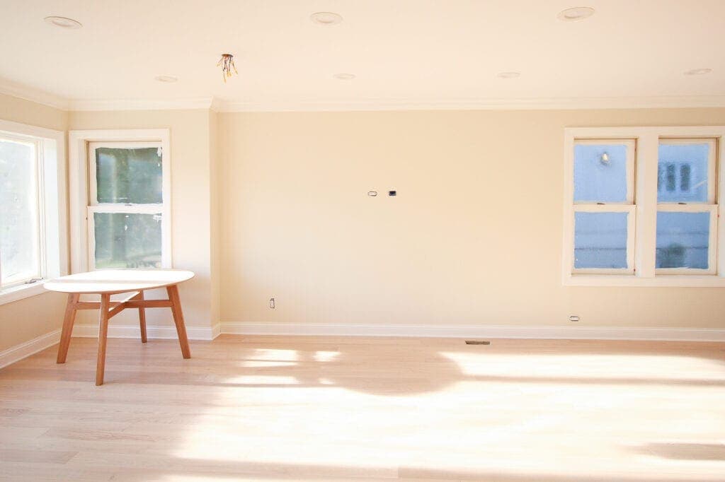 Renovation before and after progress