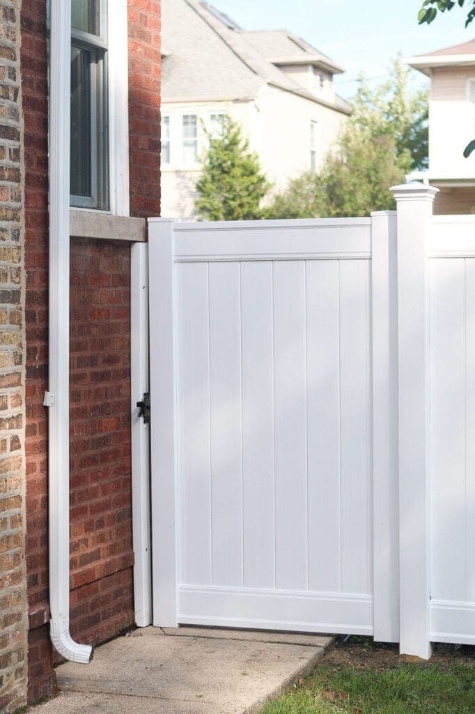 Front fence gate