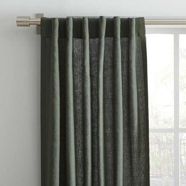 Olive curtains