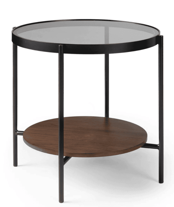 Walnut side table