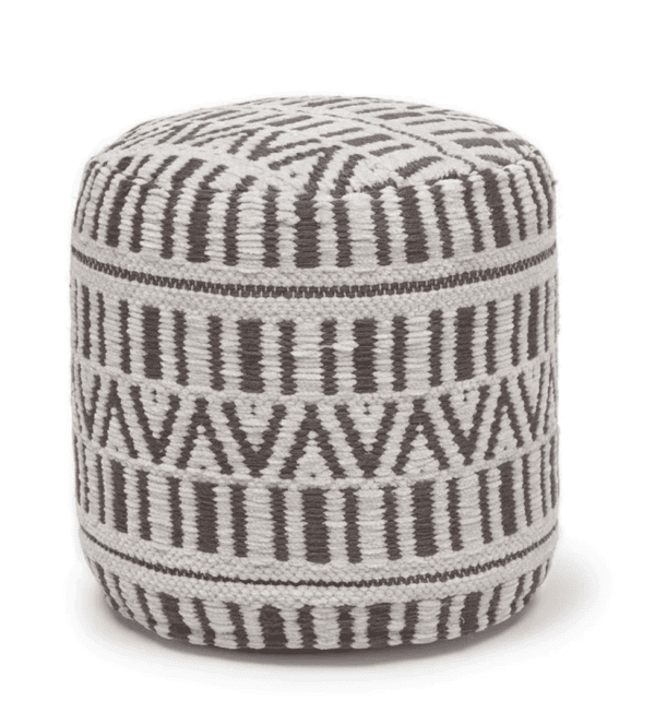 Patterned Pouf