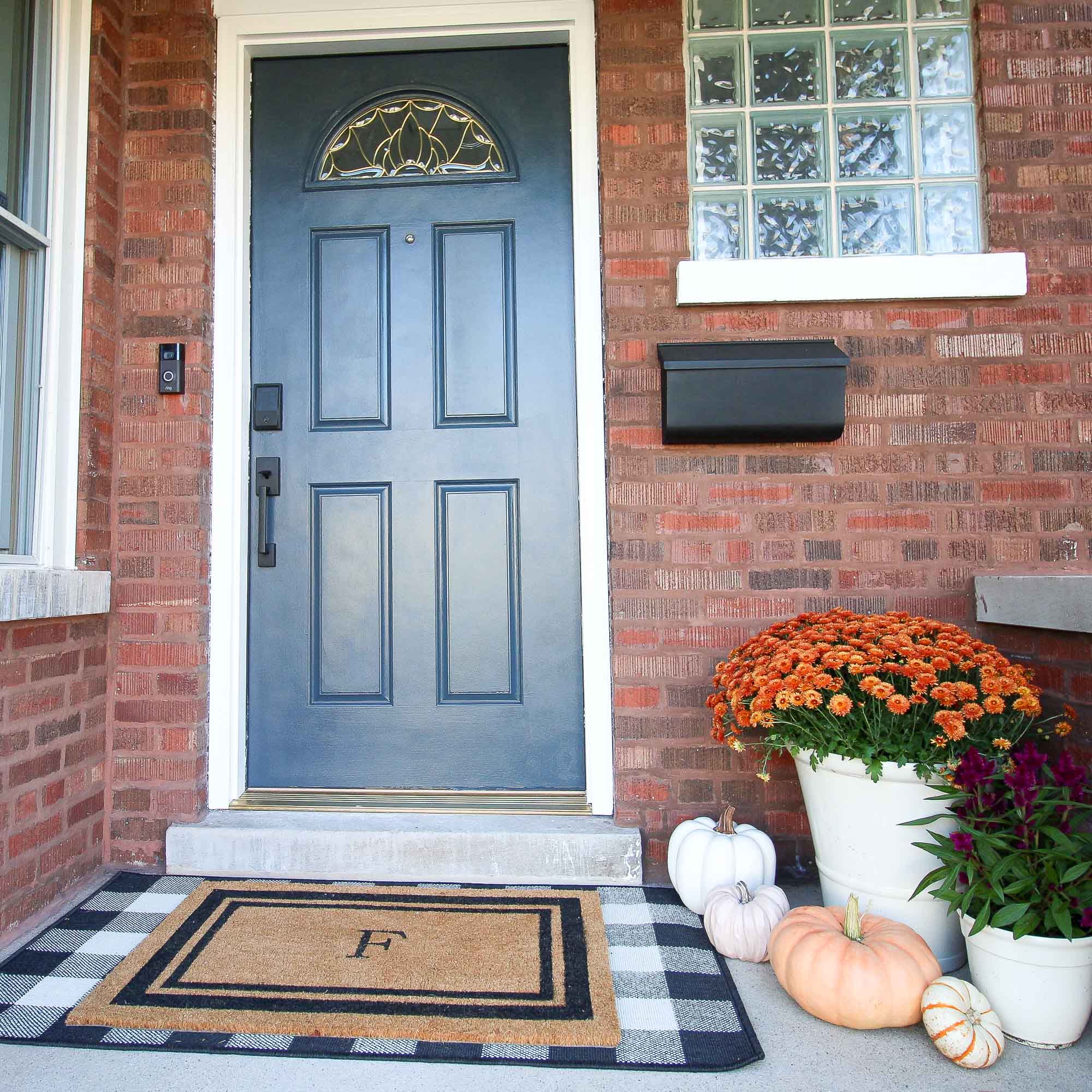 Our fall front porch