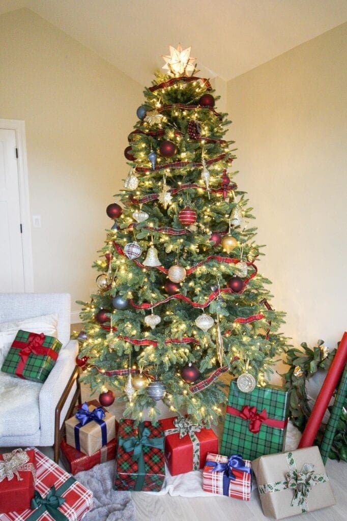 Faux Christmas tree from Balsam Hill