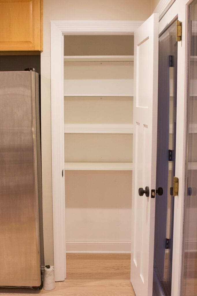 DIY closet shelves