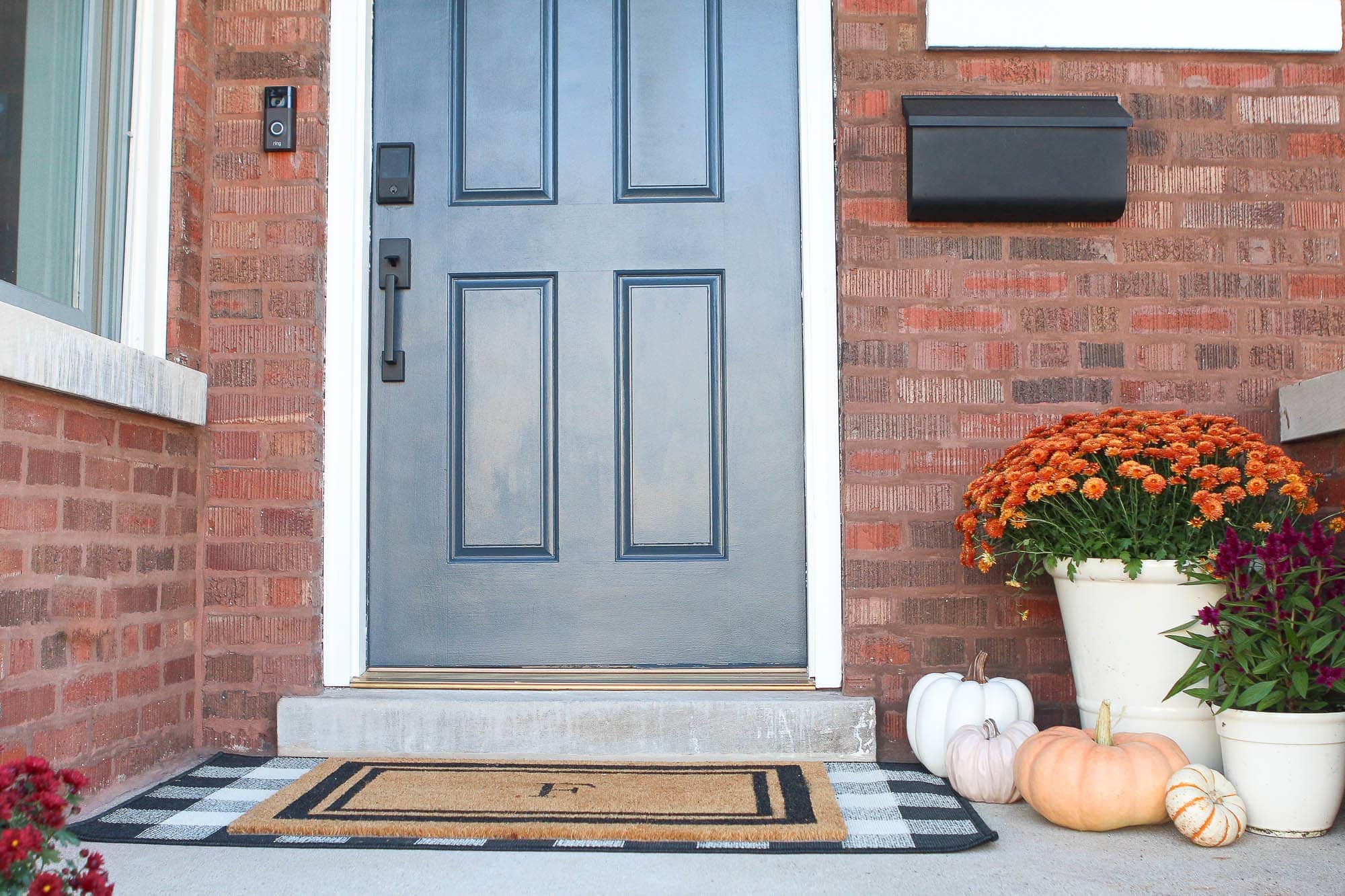 Fall front porch