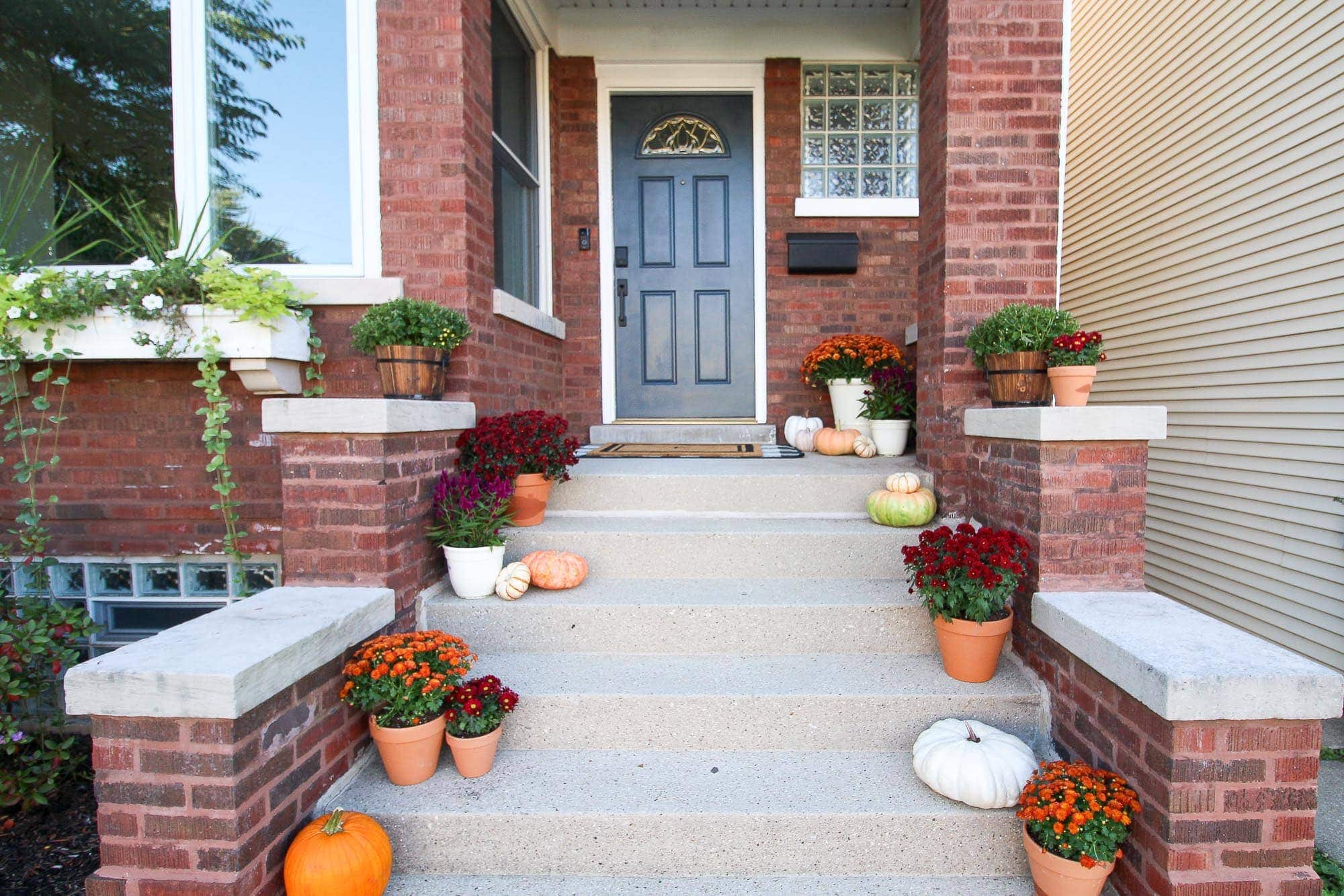 Our fall front porch