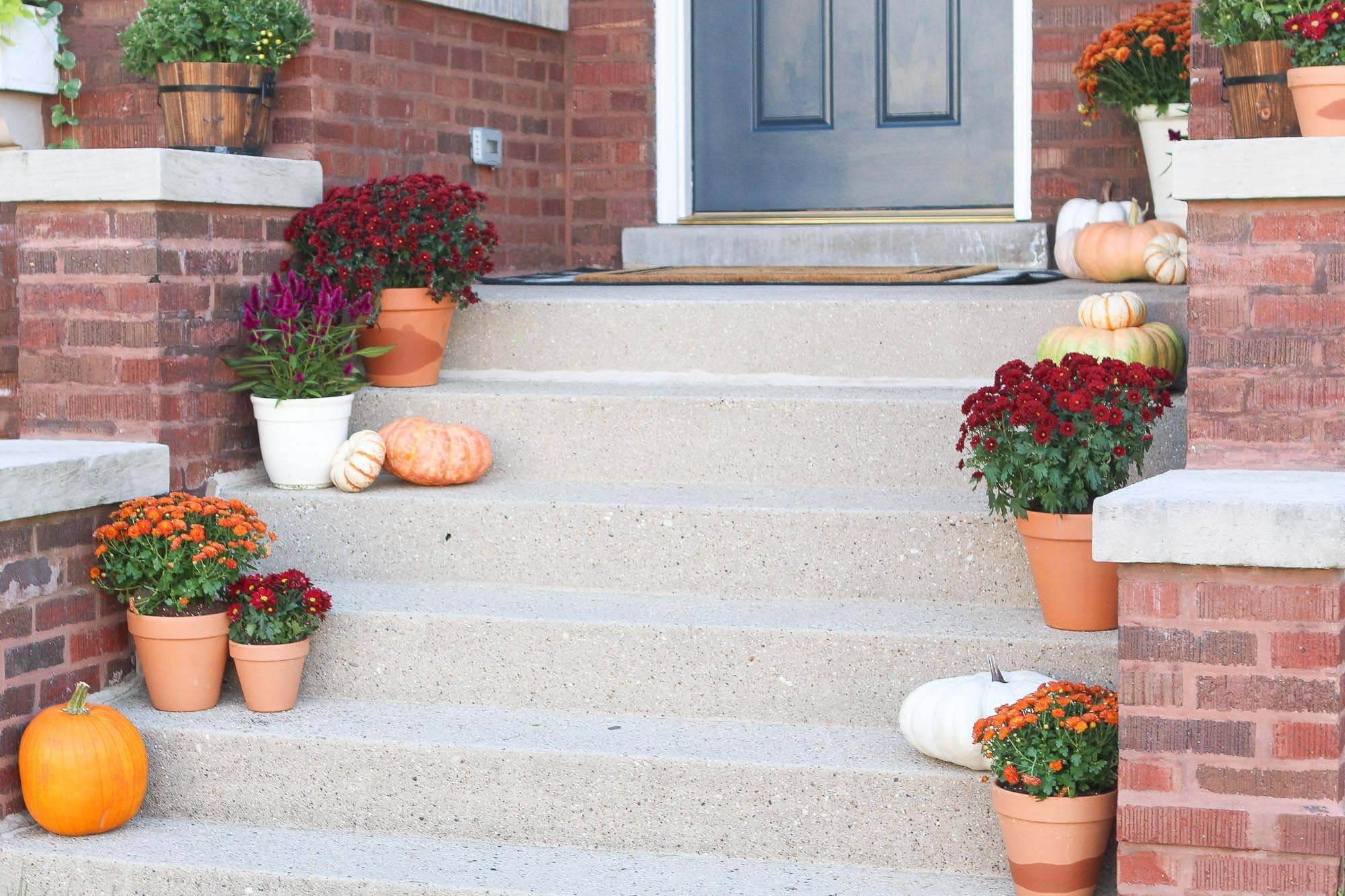Our fall front porch