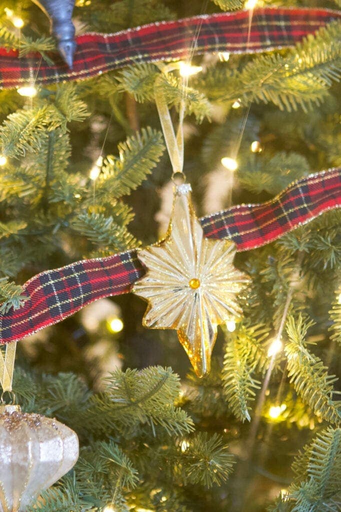 Gold Christmas Ornament
