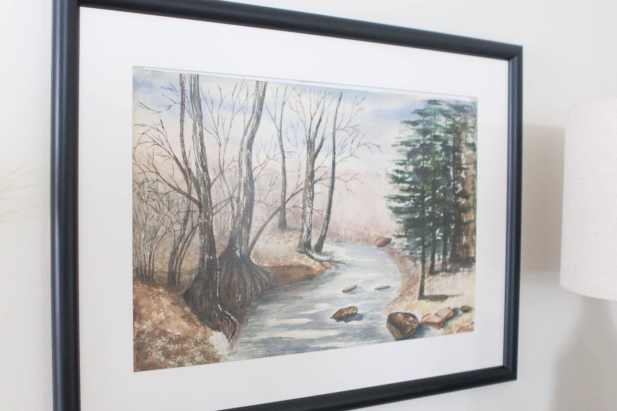 Custom framing special art pieces