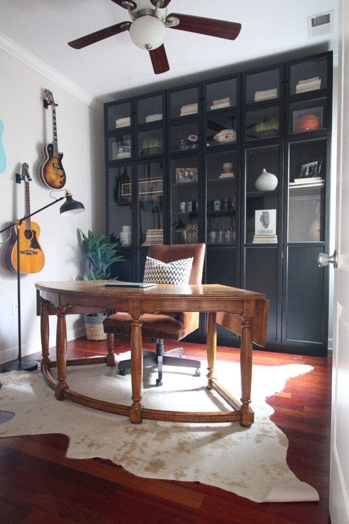 Home office in a city condo