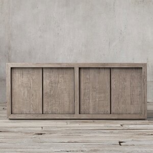 Reclaimed oak sideboard from restoration hardware