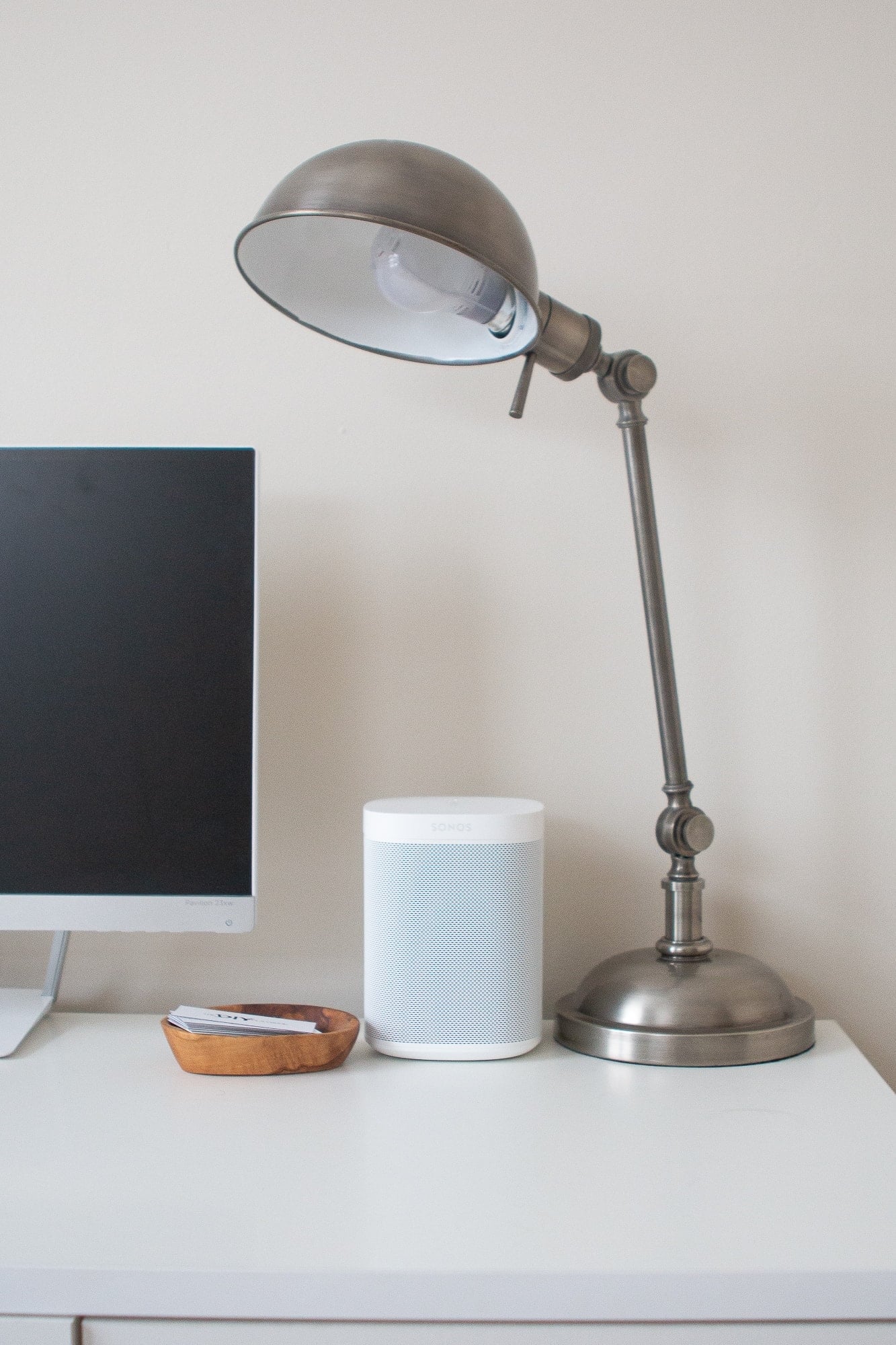 Our office space with our Sonos speakers