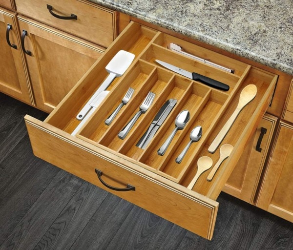 bamboo drawer organizer