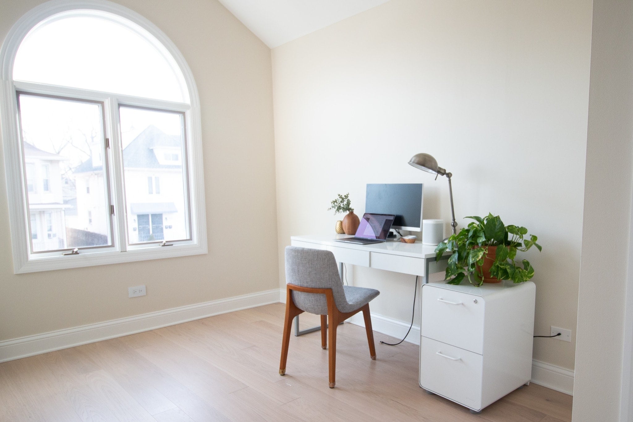Our home office before