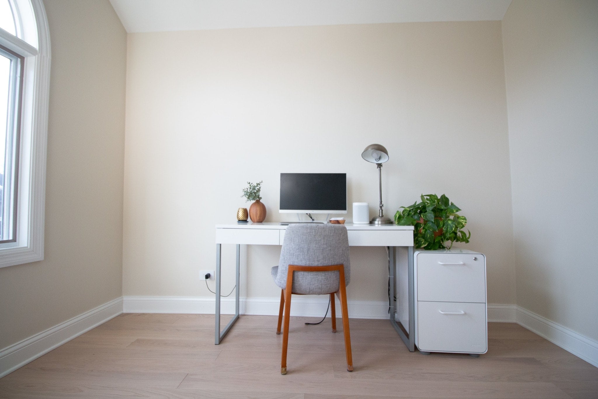 Our home office before