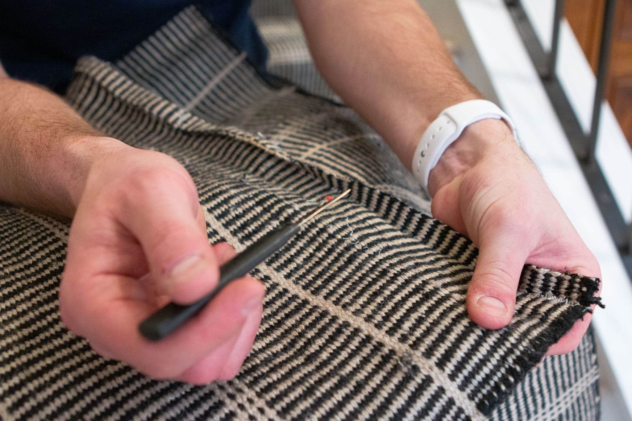 use a fabric ripper