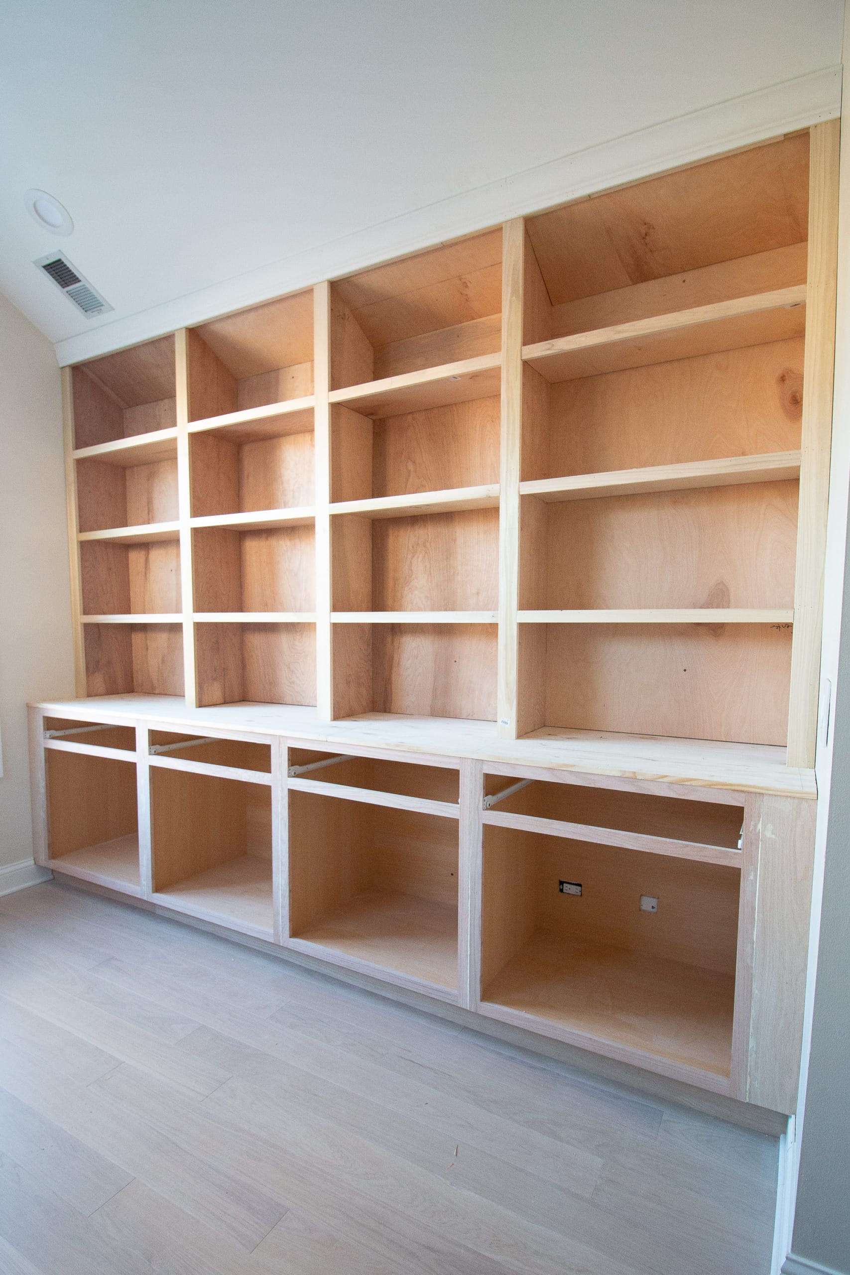 Wood built-ins