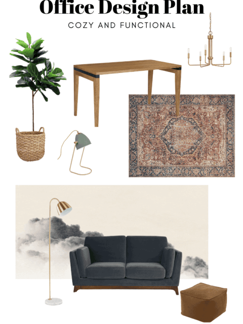 My office furniture and design plan