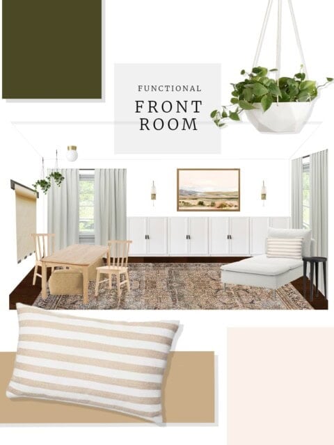 Creating a functional front room