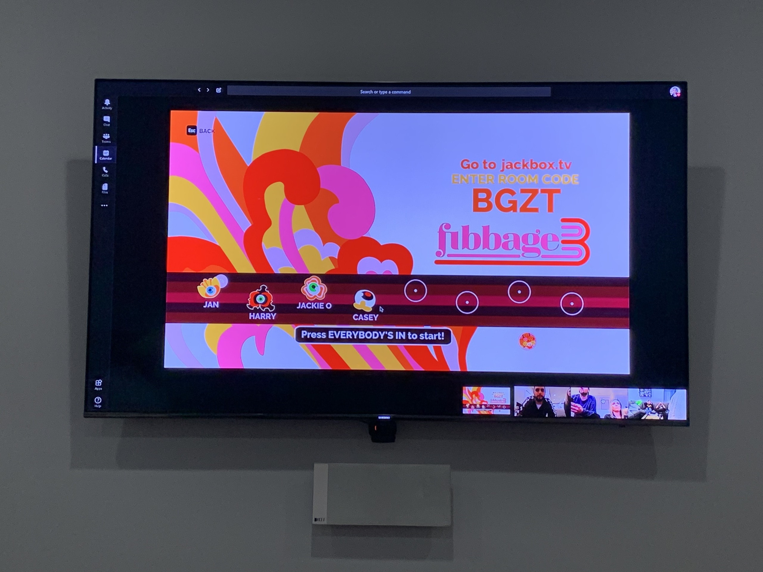 Virtual Game Night using Microsoft Teams