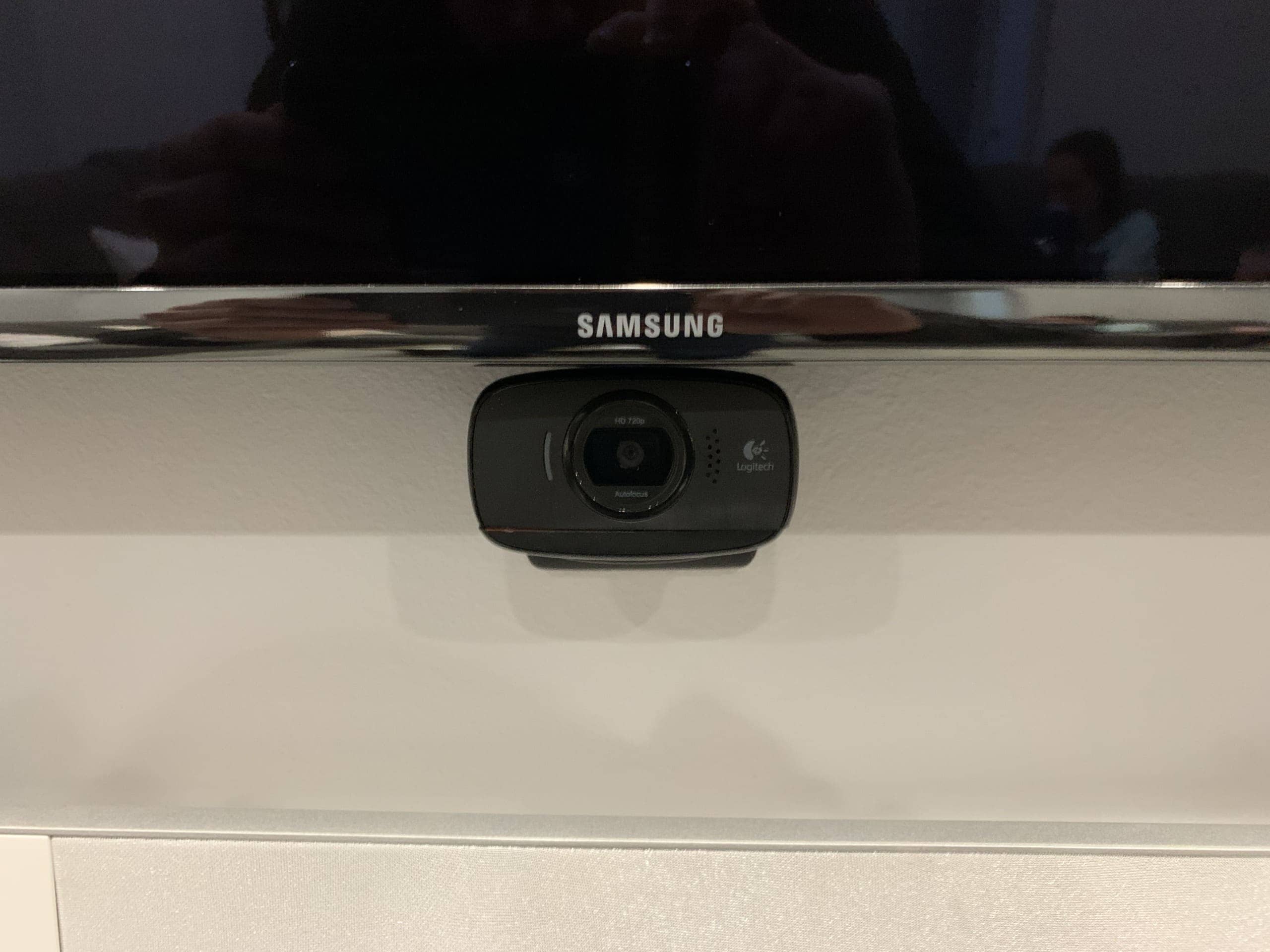 Camera Mounted Under the TV