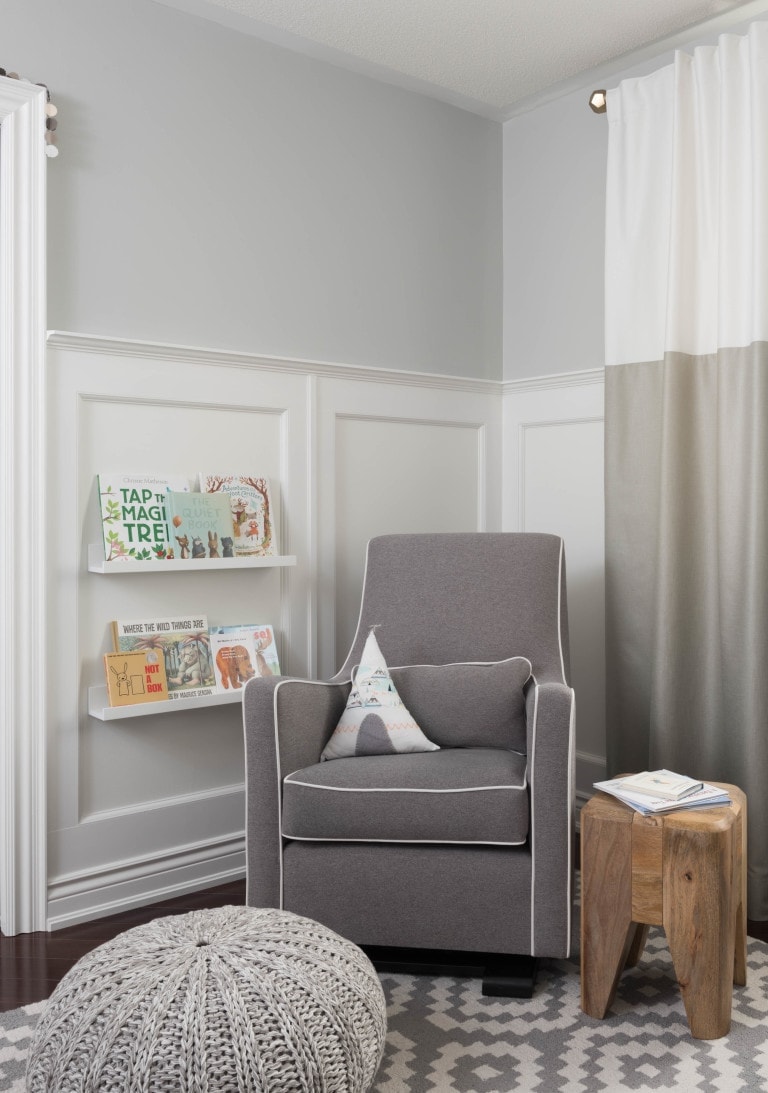 wainscoting in nursery