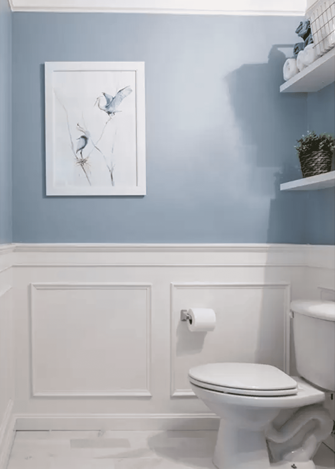 bathroom wainscoting