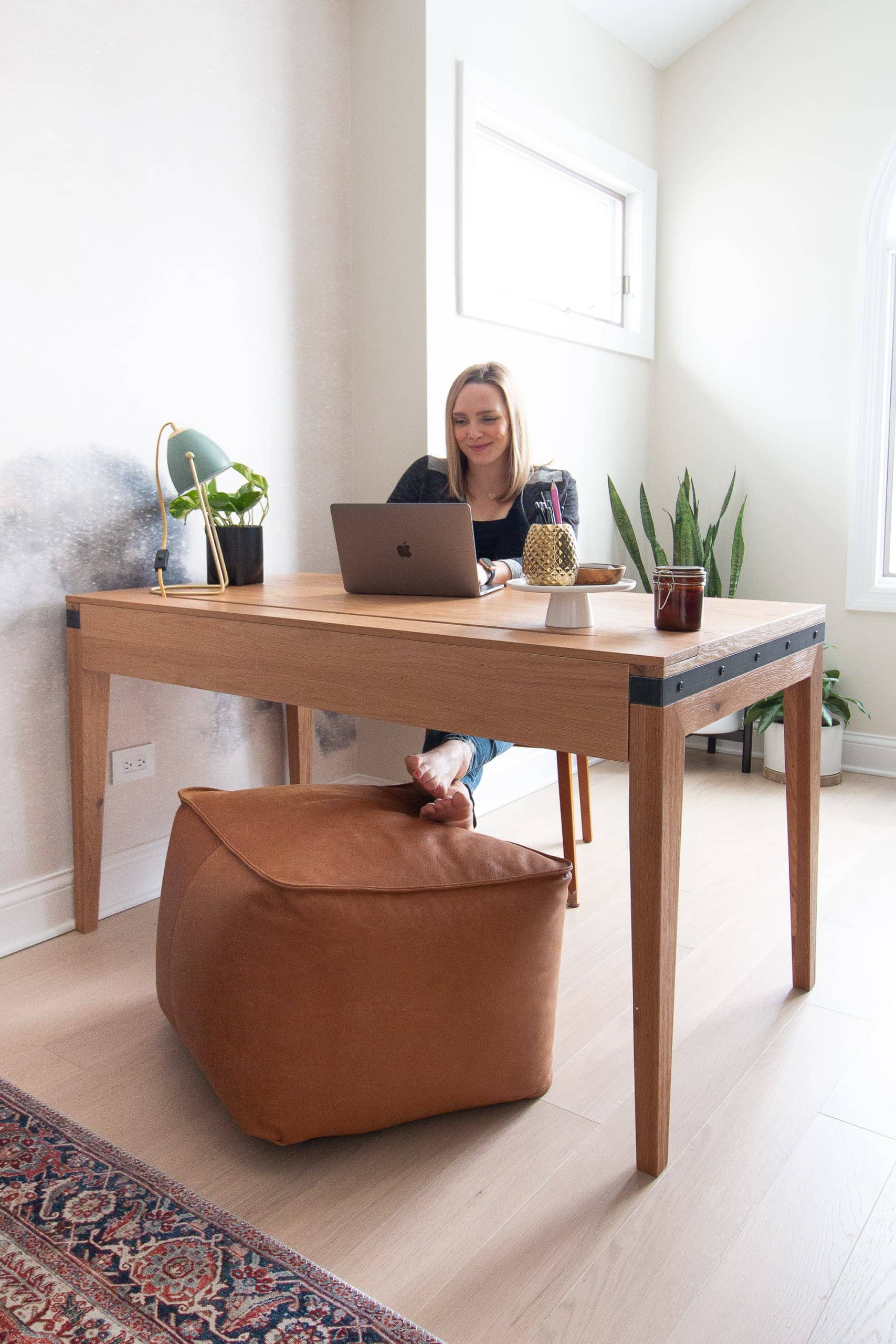 Sitting at my desk working away