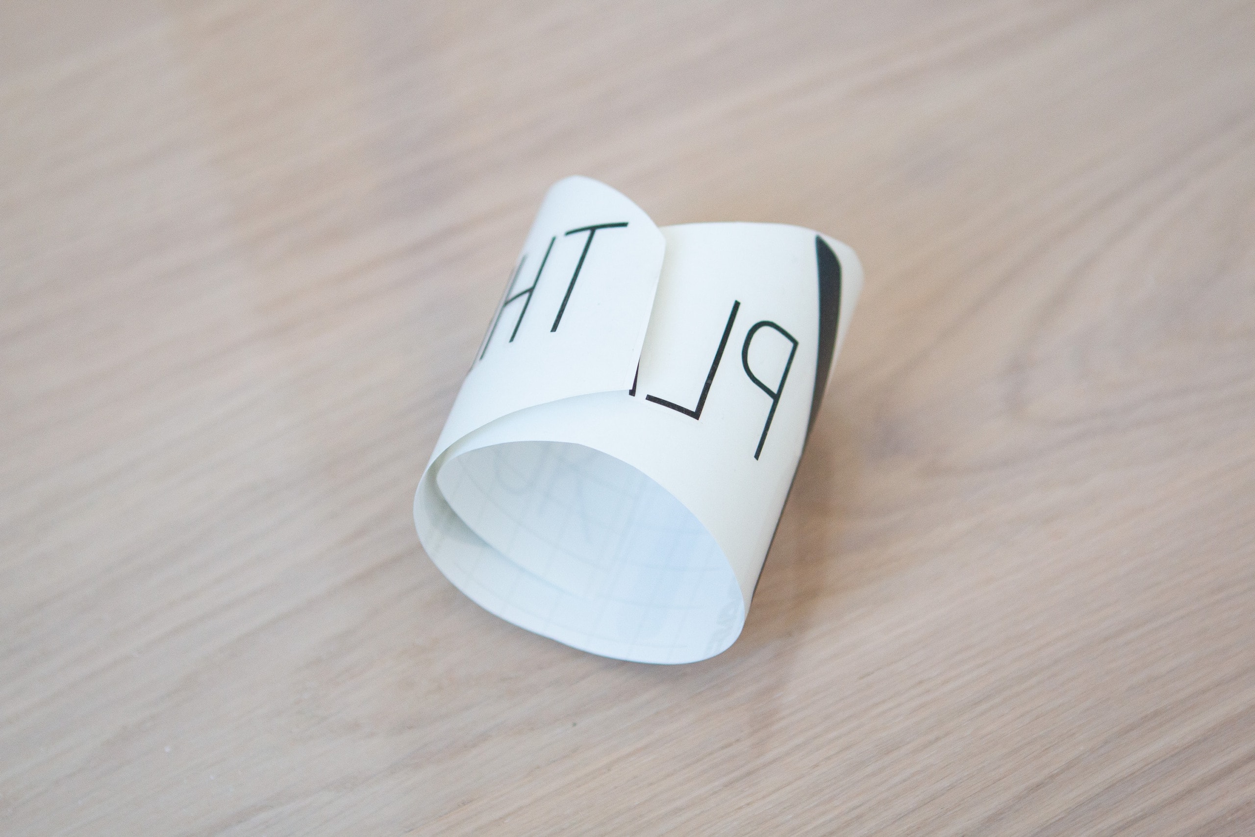 Decal with logo