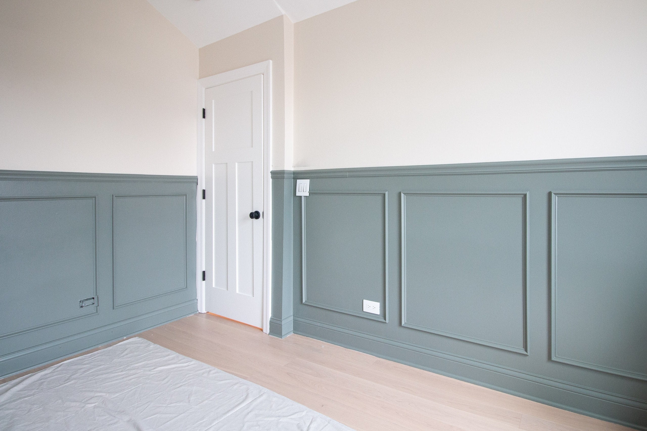 How to add chair rail to a nursery