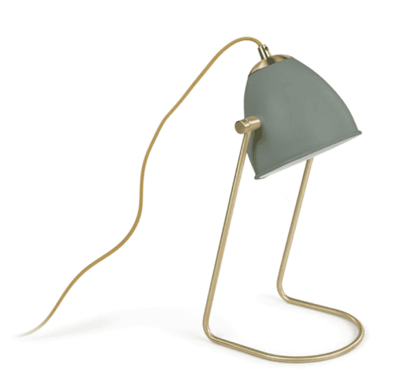 green table lamp