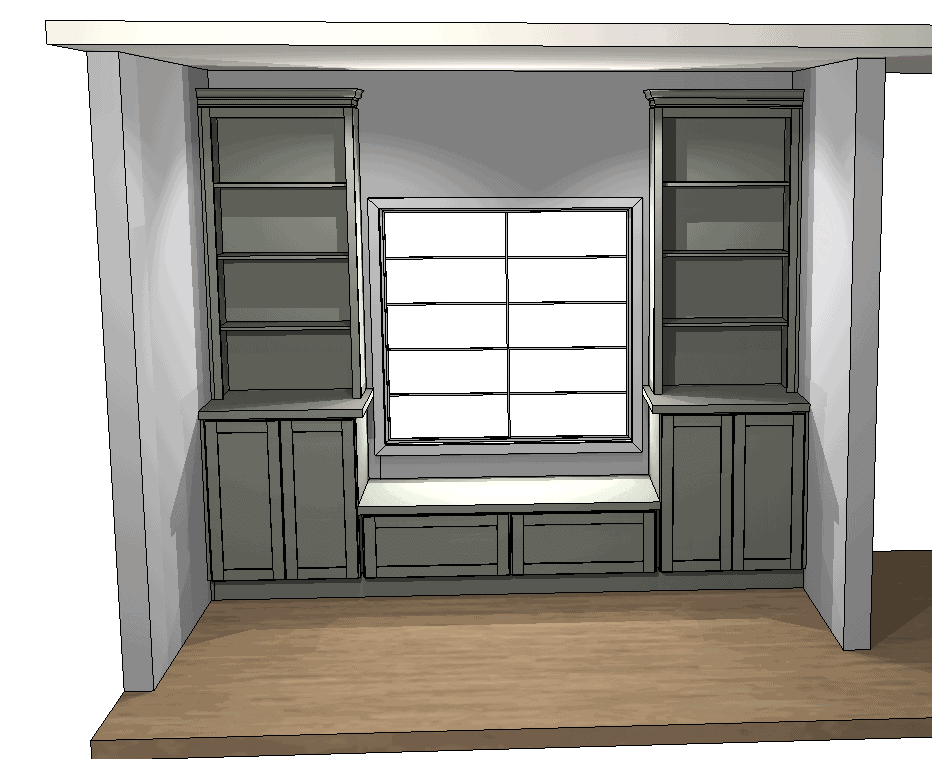 Designing nursery built-ins