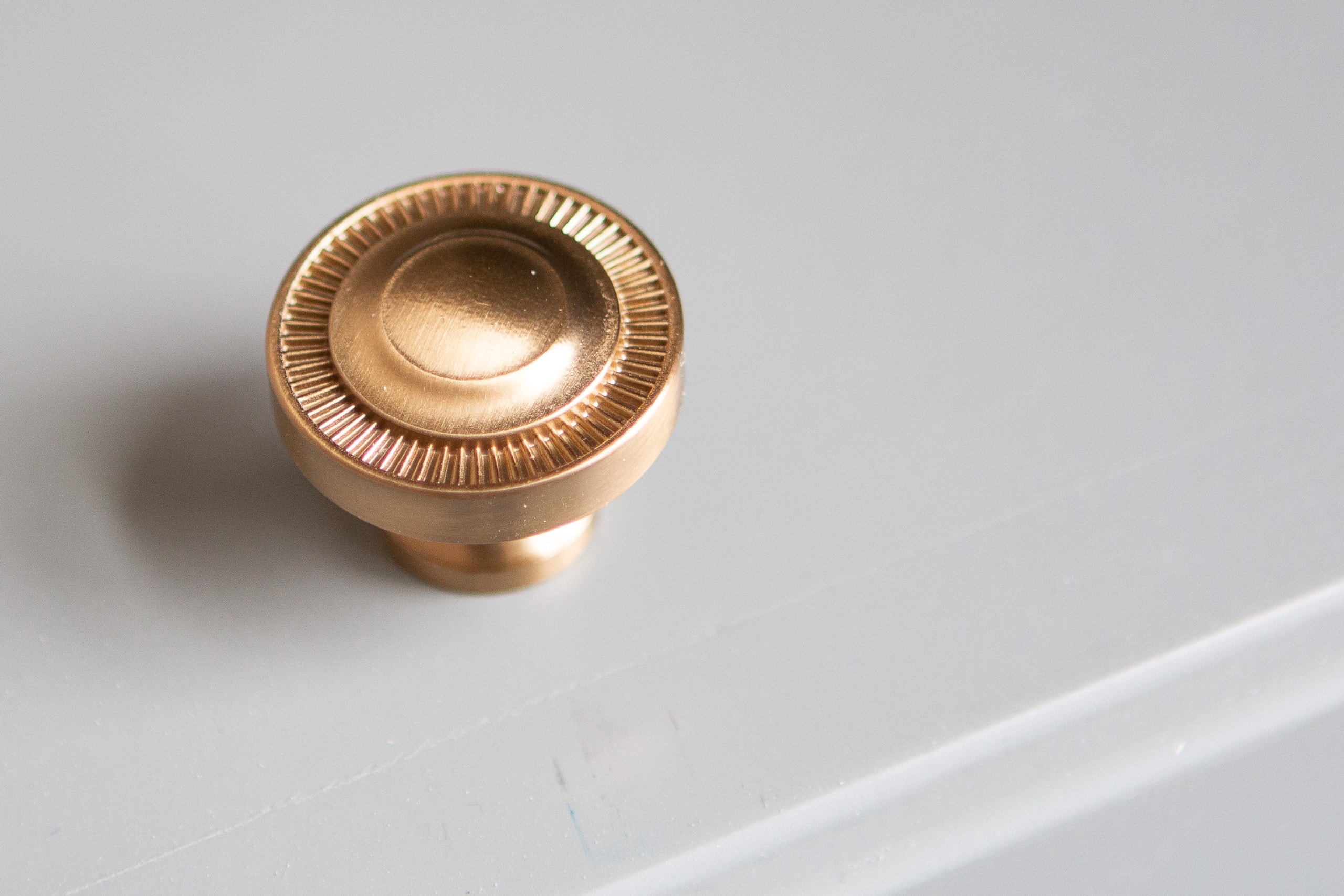Gold hardware from Lowe's