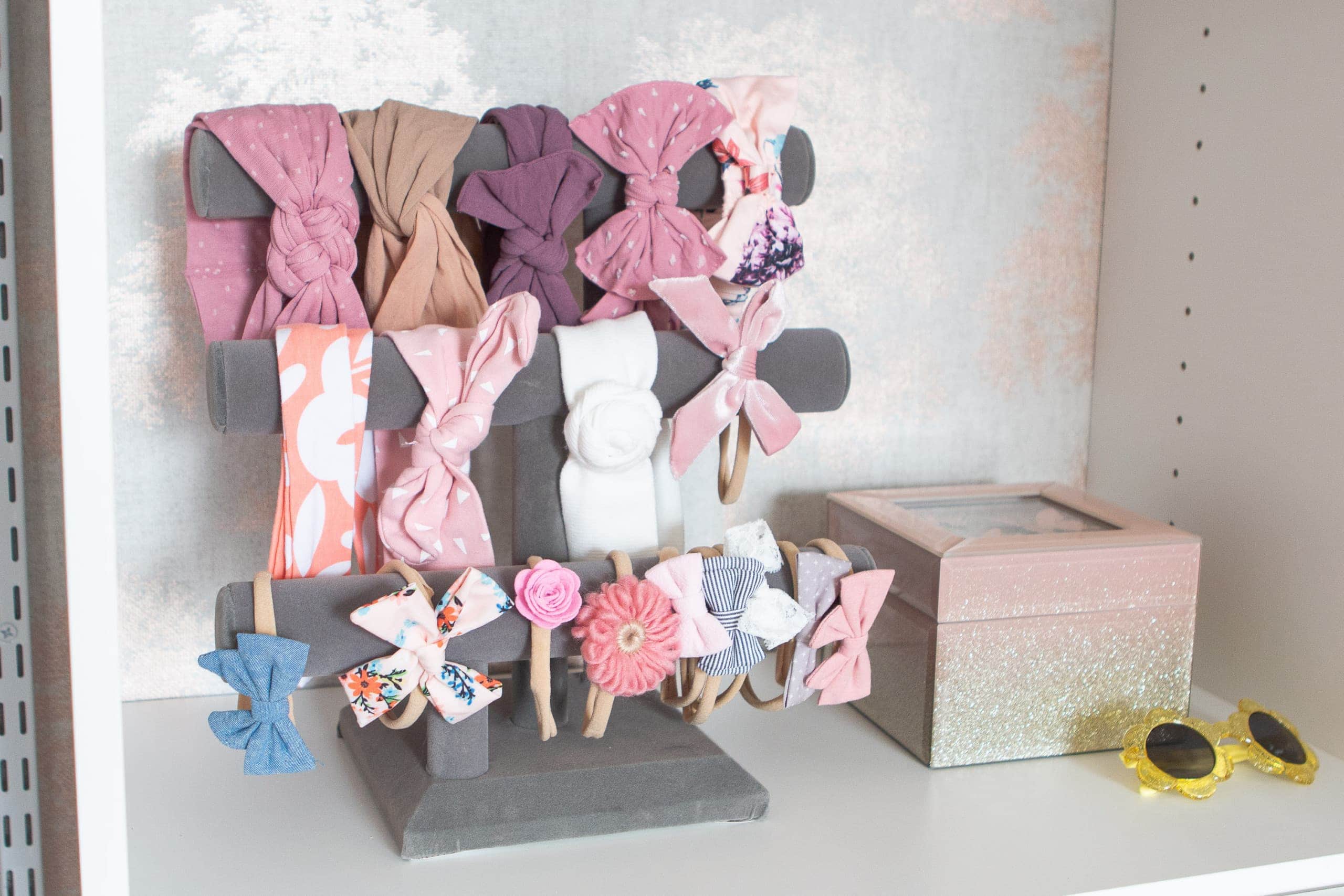 Cute accessories for a baby girl's nursery