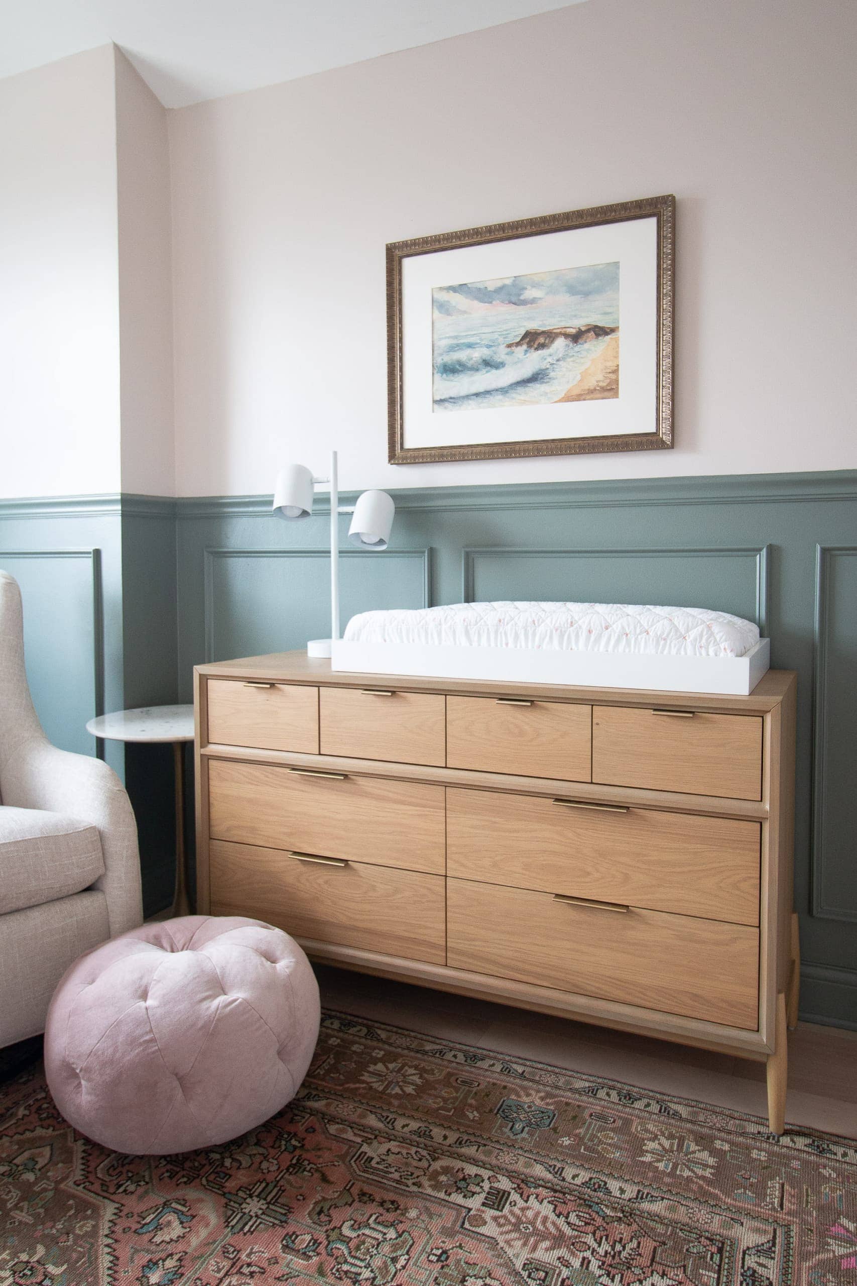 Organizing a dresser for our baby girl