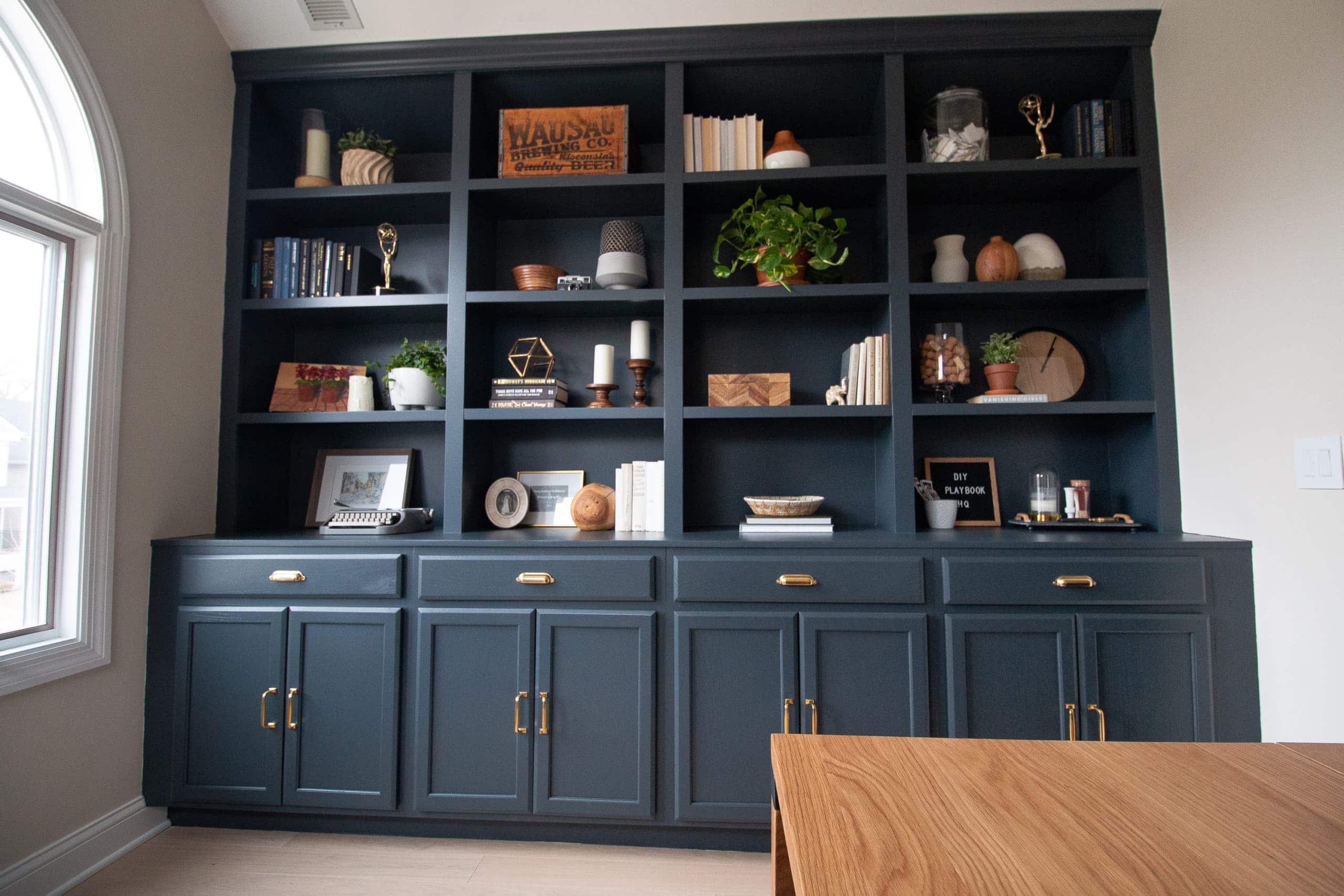 Styling our office built-ins