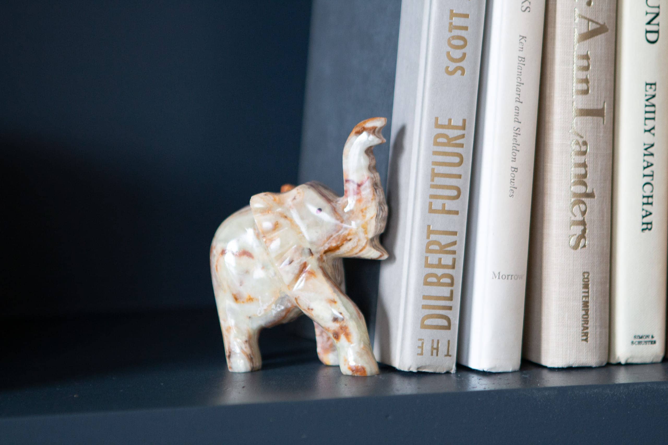 Elephant bookend