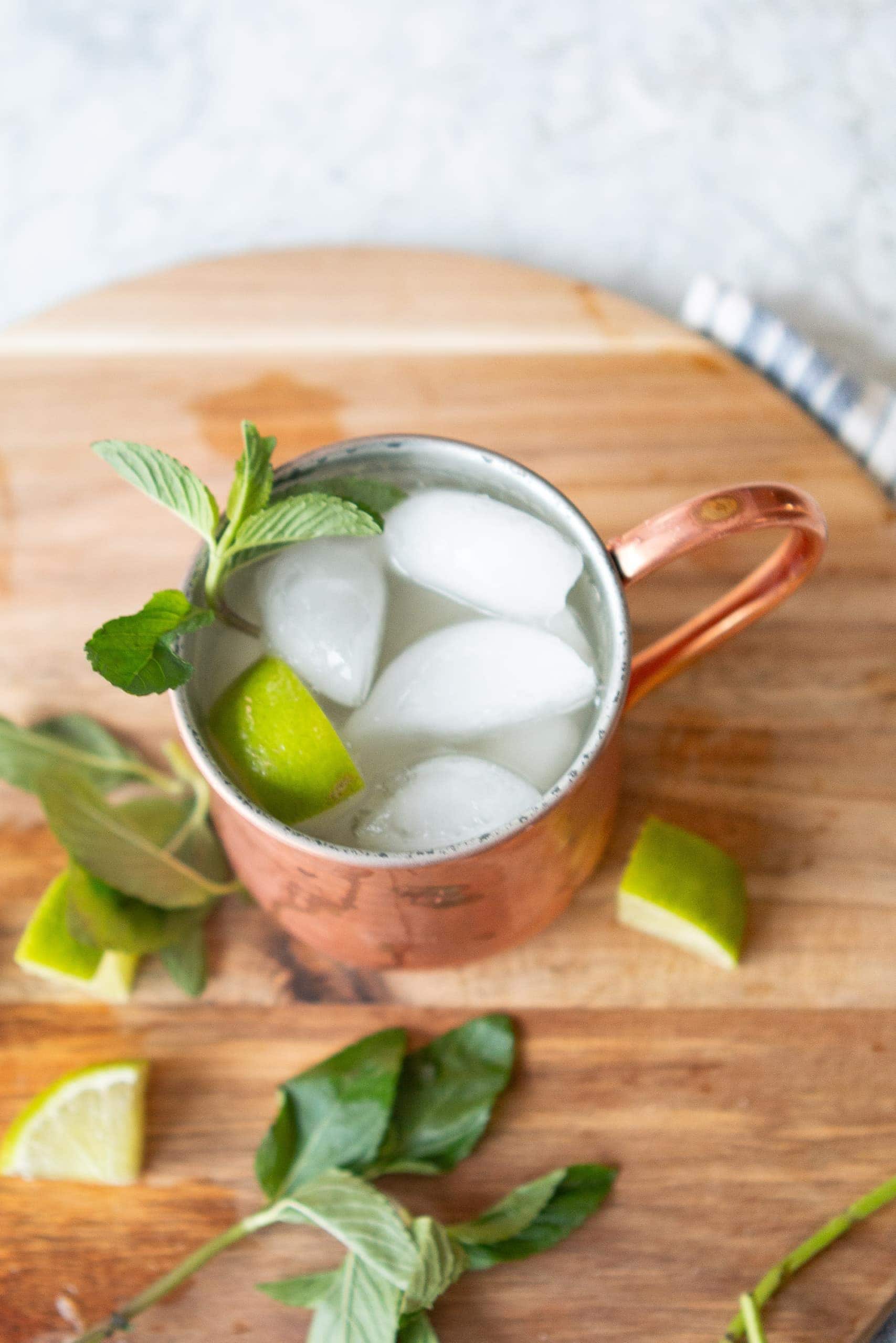 Moscow mule copper mug